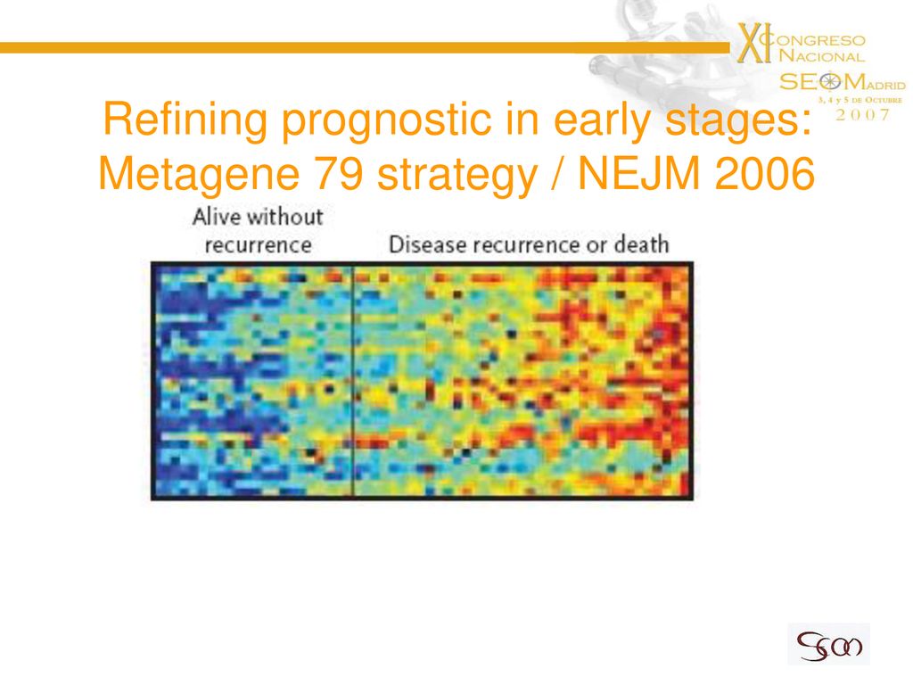Refining prognostic in early stages: Metagene 79 strategy / NEJM 2006