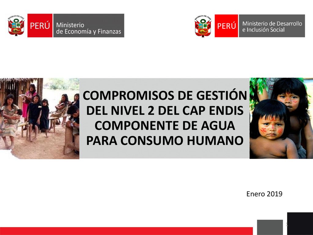 COMPROMISOS DE GESTIÓN DEL NIVEL 2 DEL CAP ENDIS COMPONENTE DE AGUA PARA CONSUMO HUMANO
