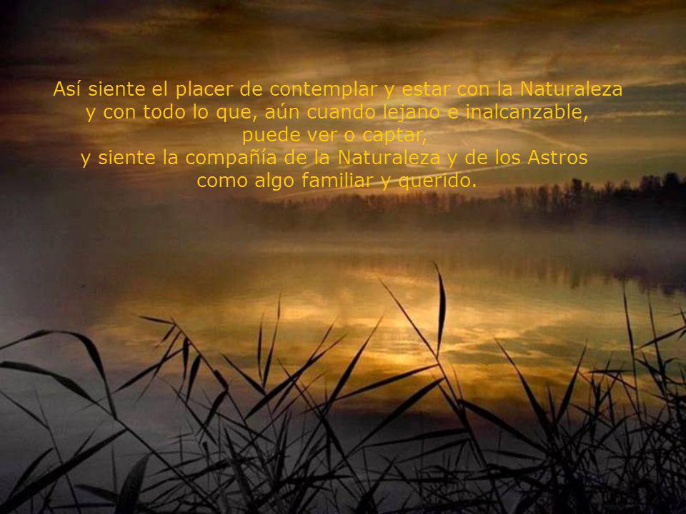 Así siente el placer de contemplar y estar con la Naturaleza