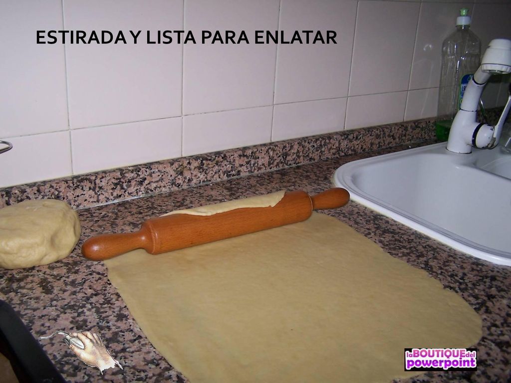 ESTIRADA Y LISTA PARA ENLATAR