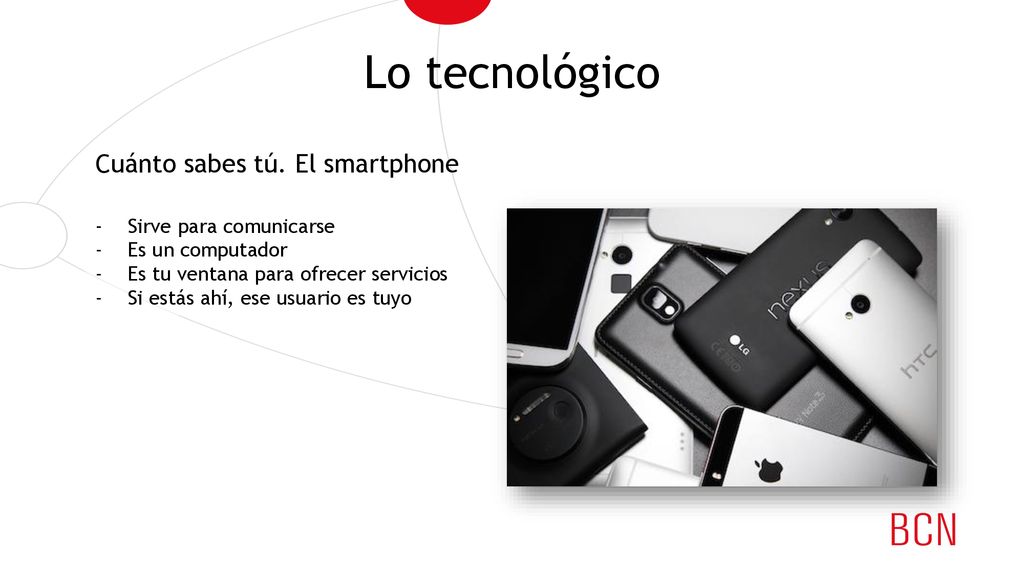 Lo tecnológico Cuánto sabes tú. El smartphone Sirve para comunicarse