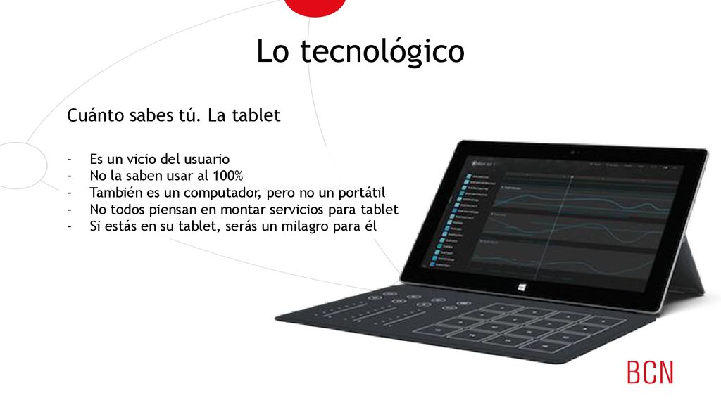 Lo tecnológico Cuánto sabes tú. La tablet Es un vicio del usuario