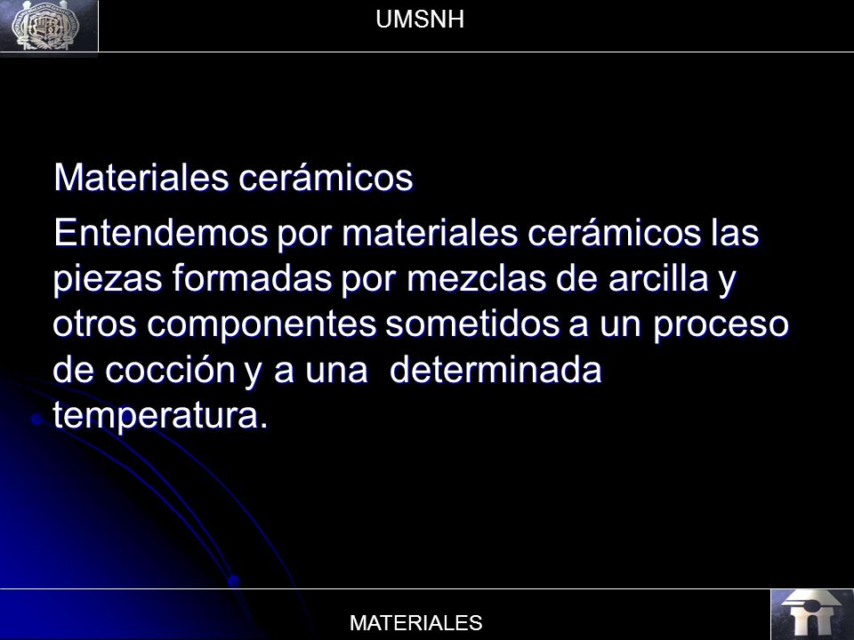 UMSNH Materiales cerámicos.