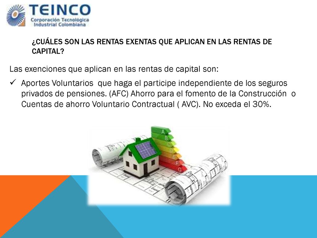 ¿Cuáles son las rentas exentas que aplican en las rentas de capital