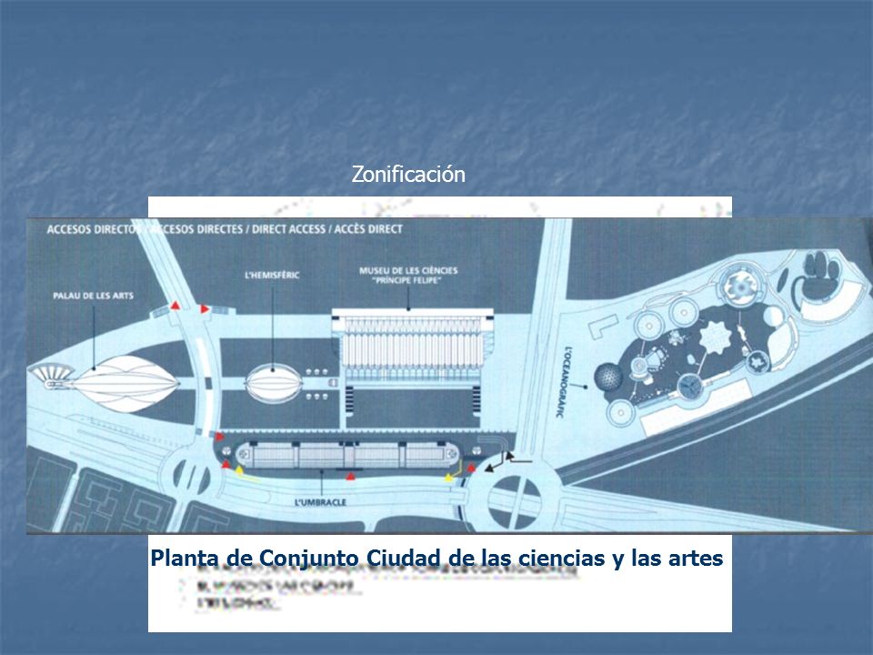 Planta de Conjunto Ciudad de las ciencias y las artes