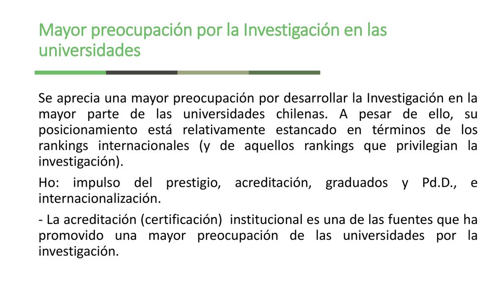Mayor preocupación por la Investigación en las universidades