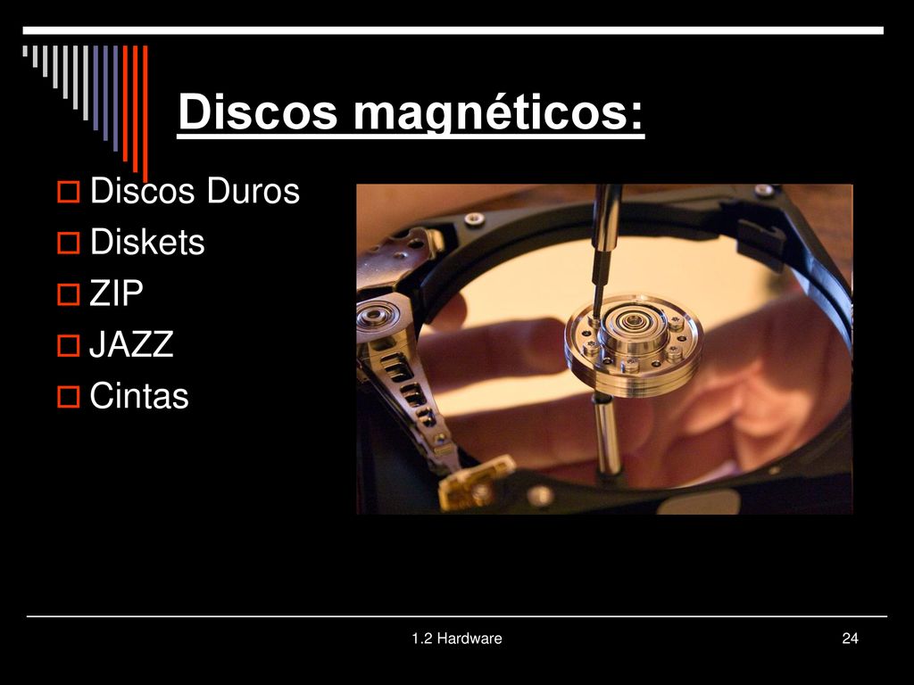 Discos magnéticos: Discos Duros Diskets ZIP JAZZ Cintas 1.2 Hardware
