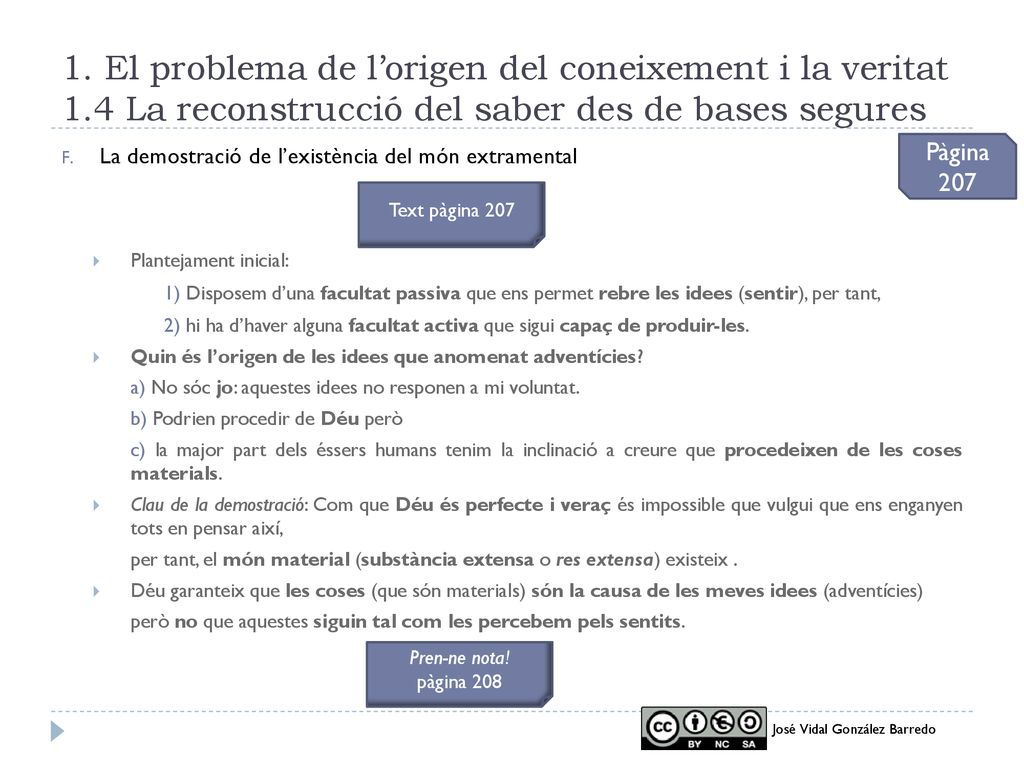 1. El problema de l’origen del coneixement i la veritat 1