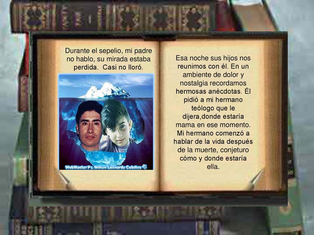 Durante el sepelio, mi padre no hablo, su mirada estaba perdida