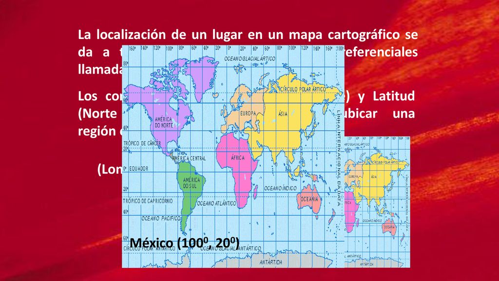 G_ ANALITICA 1 La localización de un lugar en un mapa cartográfico se da a través de su distancia a líneas referenciales llamadas Ejes Coordenados.