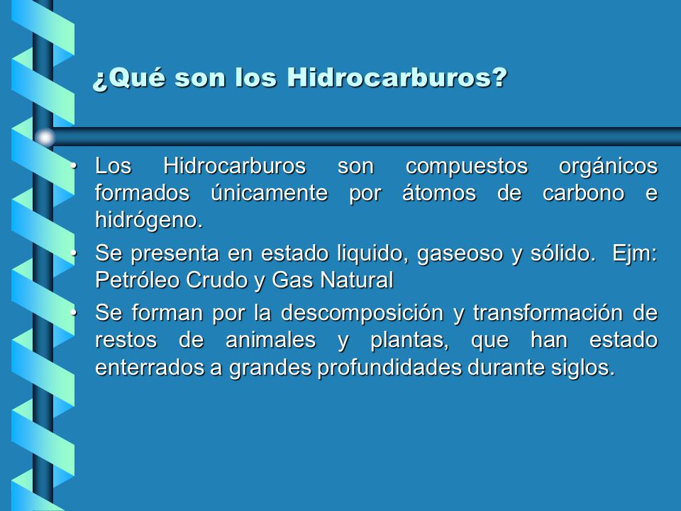 ¿Qué son los Hidrocarburos