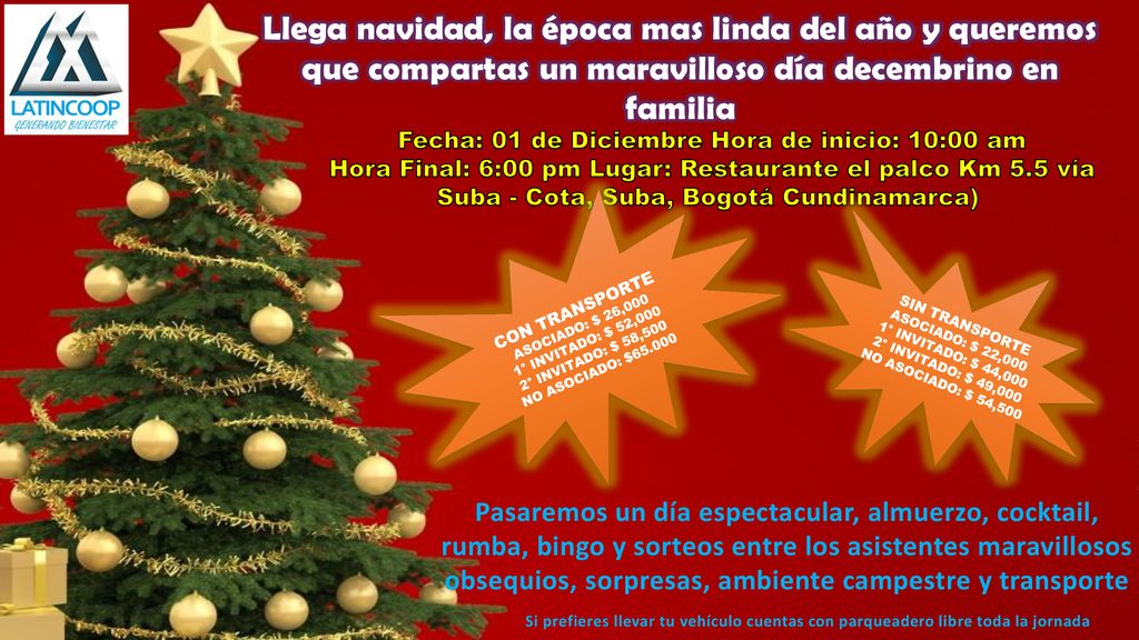 Fecha: 01 de Diciembre Hora de inicio: 10:00 am