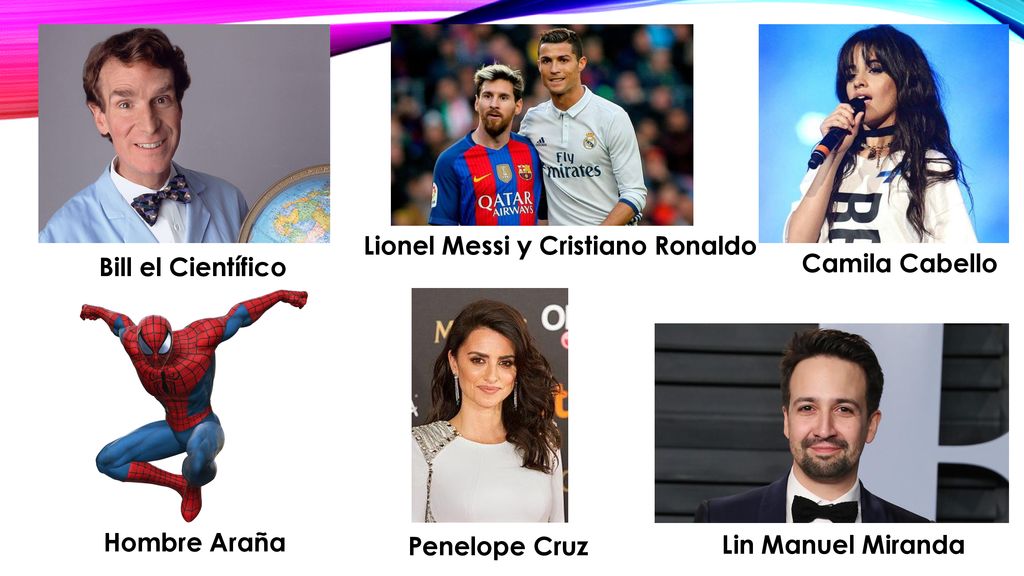 Lionel Messi y Cristiano Ronaldo Bill el Científico Camila Cabello