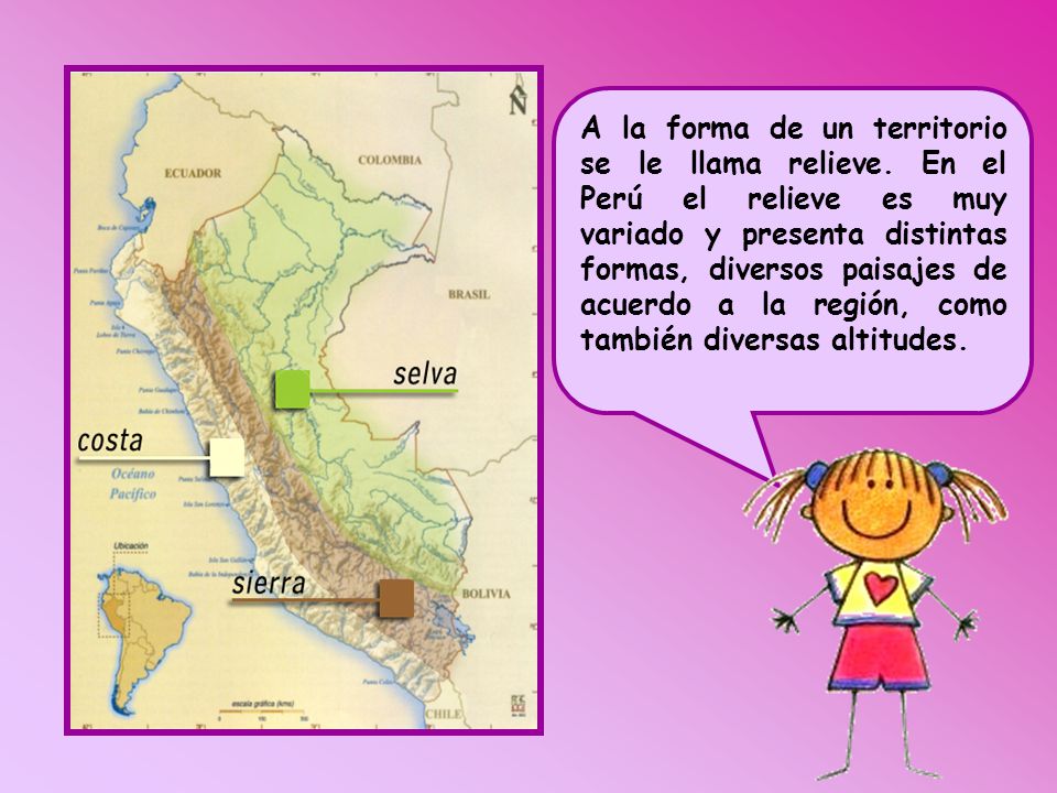 A la forma de un territorio se le llama relieve