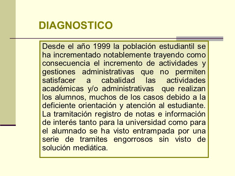 DIAGNOSTICO