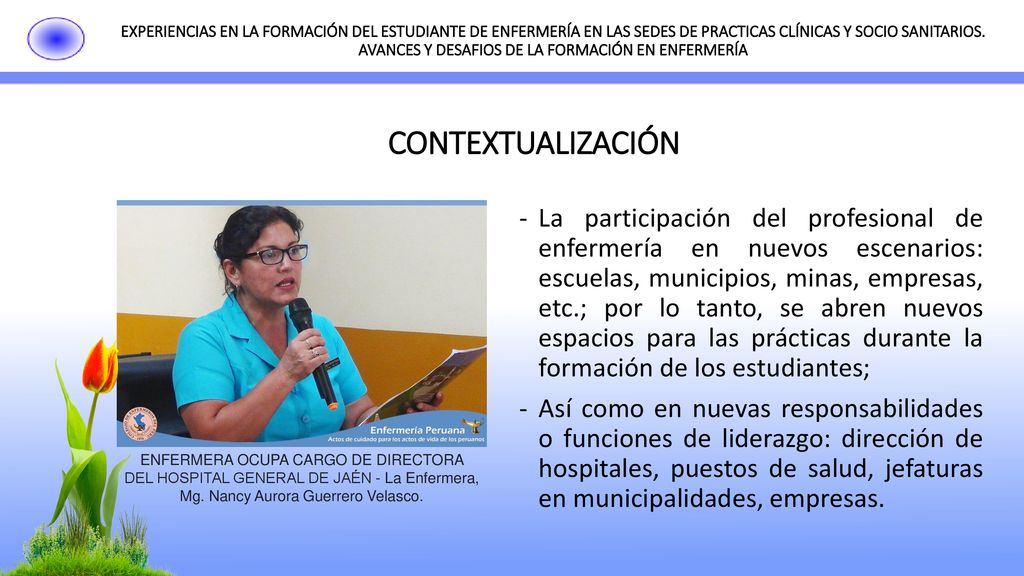 EXPERIENCIAS EN LA FORMACIÓN DEL ESTUDIANTE DE ENFERMERÍA EN LAS SEDES DE PRACTICAS CLÍNICAS Y SOCIO SANITARIOS. AVANCES Y DESAFIOS DE LA FORMACIÓN EN ENFERMERÍA