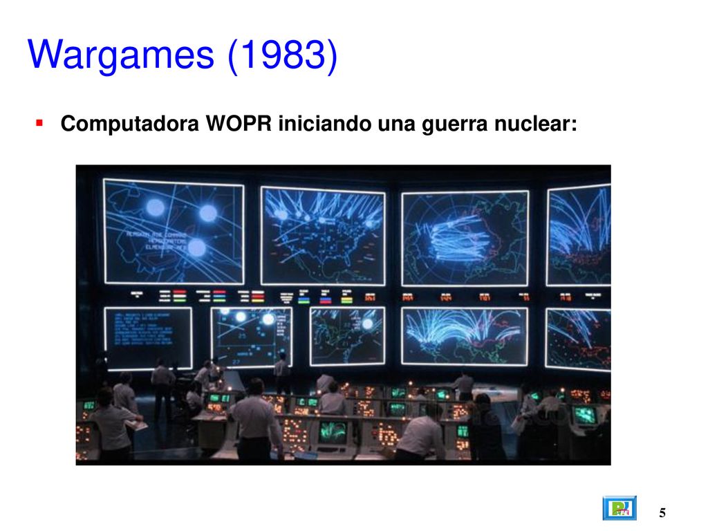 Wargames (1983) Computadora WOPR iniciando una guerra nuclear: 5