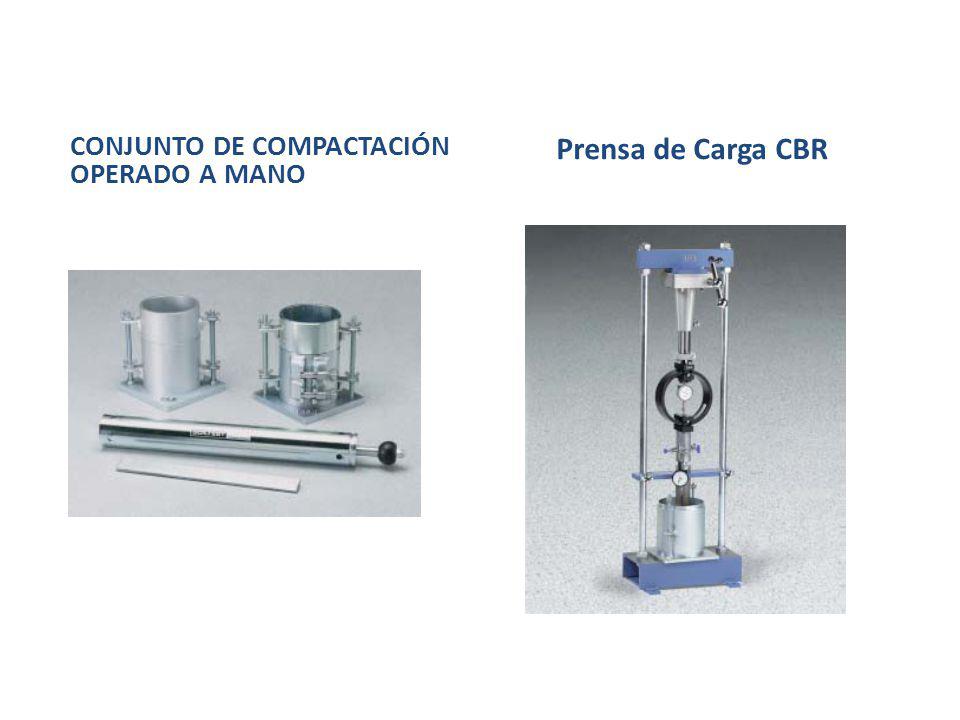 Prensa de Carga CBR CONJUNTO DE COMPACTACIÓN OPERADO A MANO