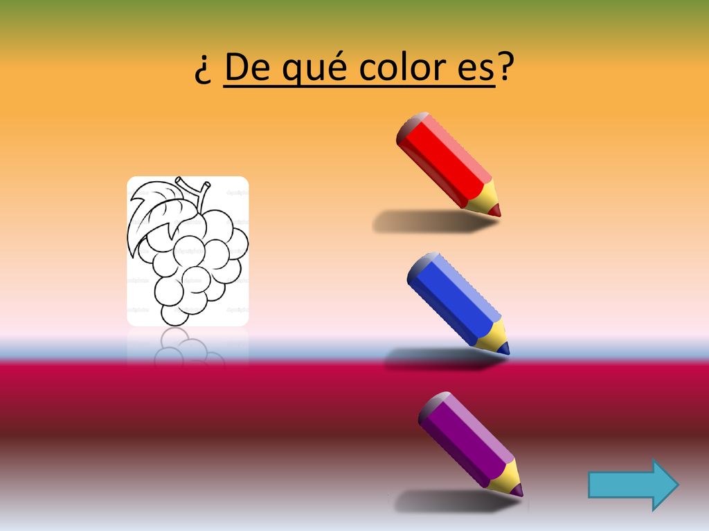 ¿ De qué color es