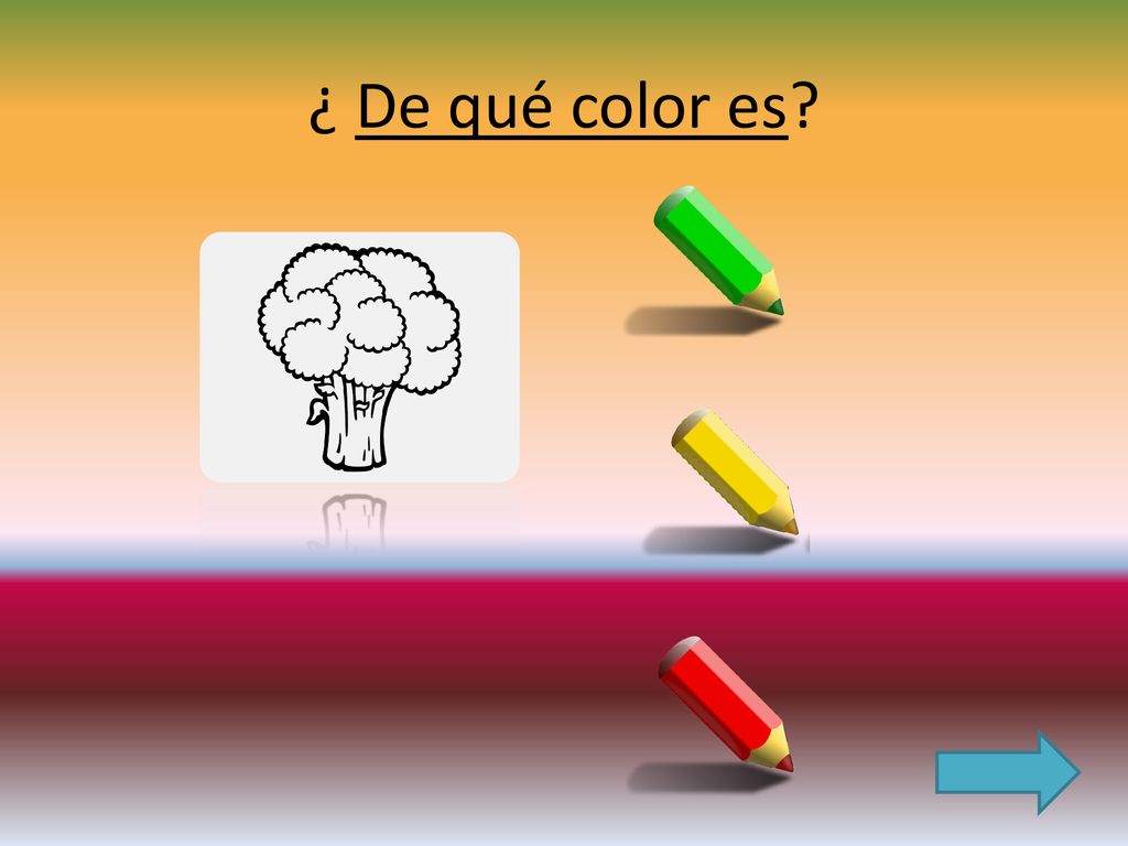 ¿ De qué color es