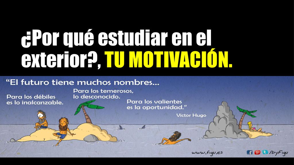 ¿Por qué estudiar en el exterior , TU MOTIVACIÓN.
