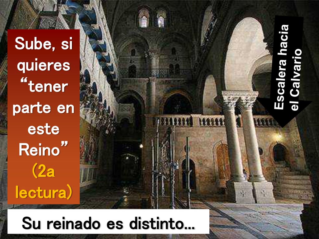Sube, si quieres tener parte en este Reino (2a lectura)