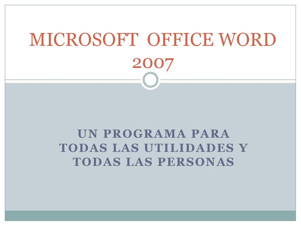 Un programa para todas las utilidades y todas las personas