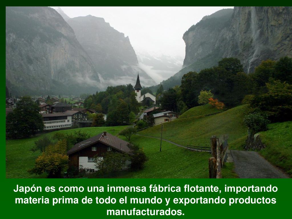 Japón es como una inmensa fábrica flotante, importando materia prima de todo el mundo y exportando productos manufacturados.