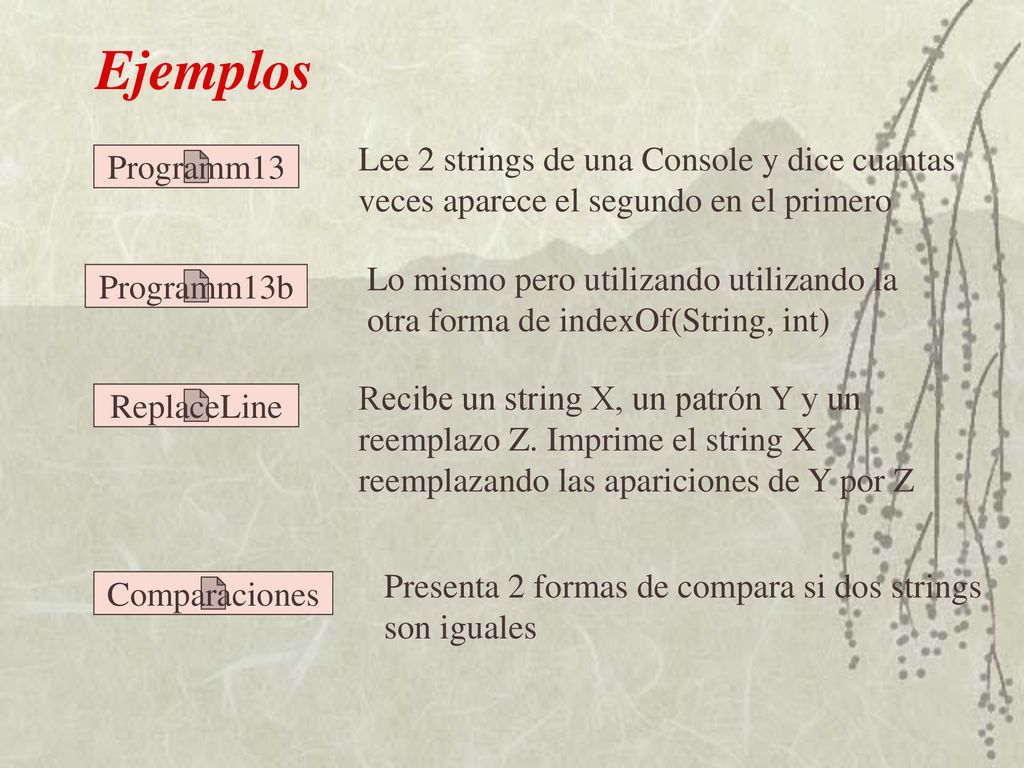 Ejemplos Lee 2 strings de una Console y dice cuantas Programm13