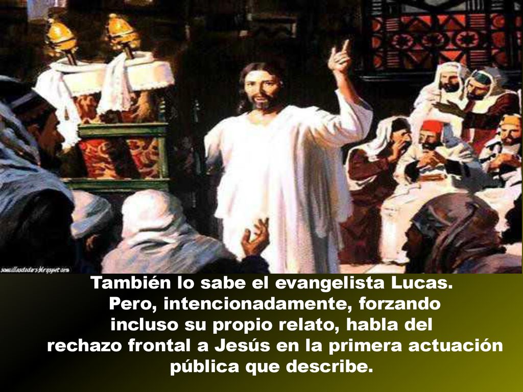 También lo sabe el evangelista Lucas.