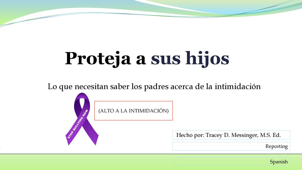 Lo que necesitan saber los padres acerca de la intimidación