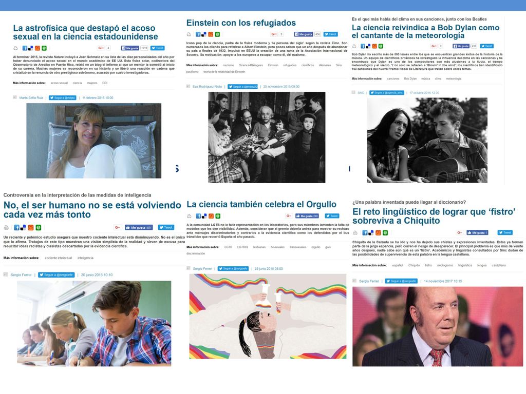Pregúntate que és lo que interesa y conéctalo con la ciencia