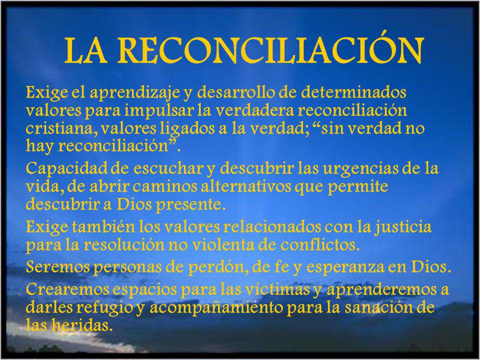 LA RECONCILIACIÓN