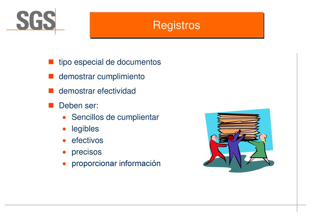 Registros tipo especial de documentos demostrar cumplimiento