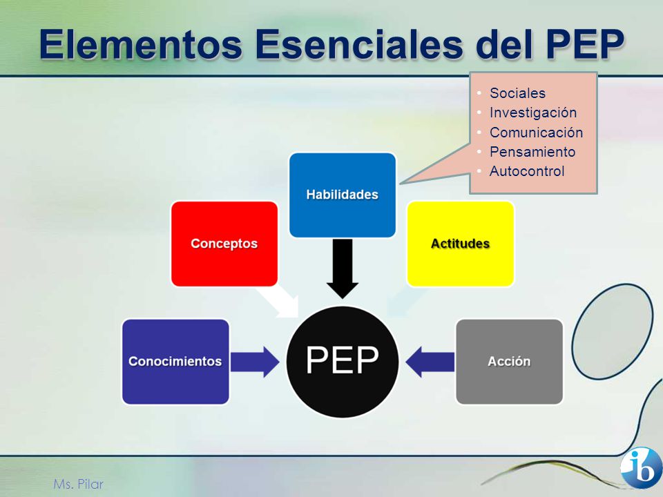 Elementos Esenciales del PEP