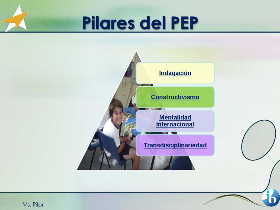 Pilares del PEP Ms. Pilar