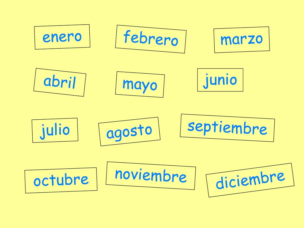 enero febrero marzo junio abril mayo septiembre julio agosto noviembre octubre diciembre