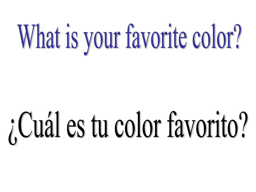 What is your favorite color