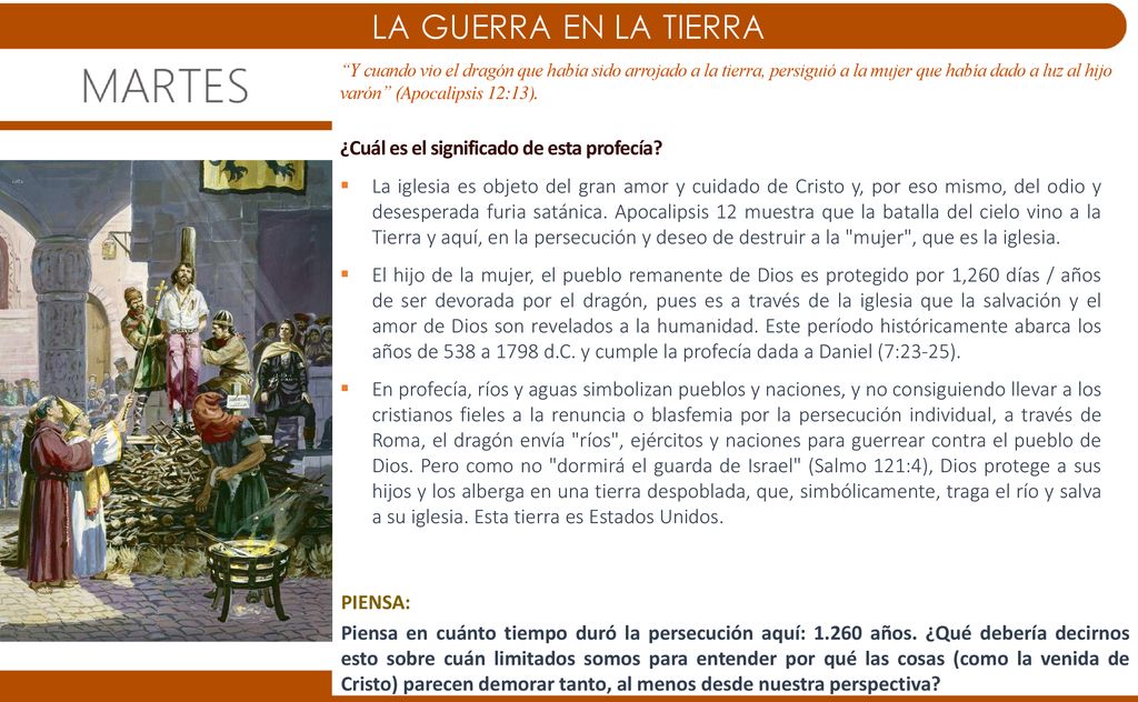 LA GUERRA EN LA TIERRA ¿Cuál es el significado de esta profecía