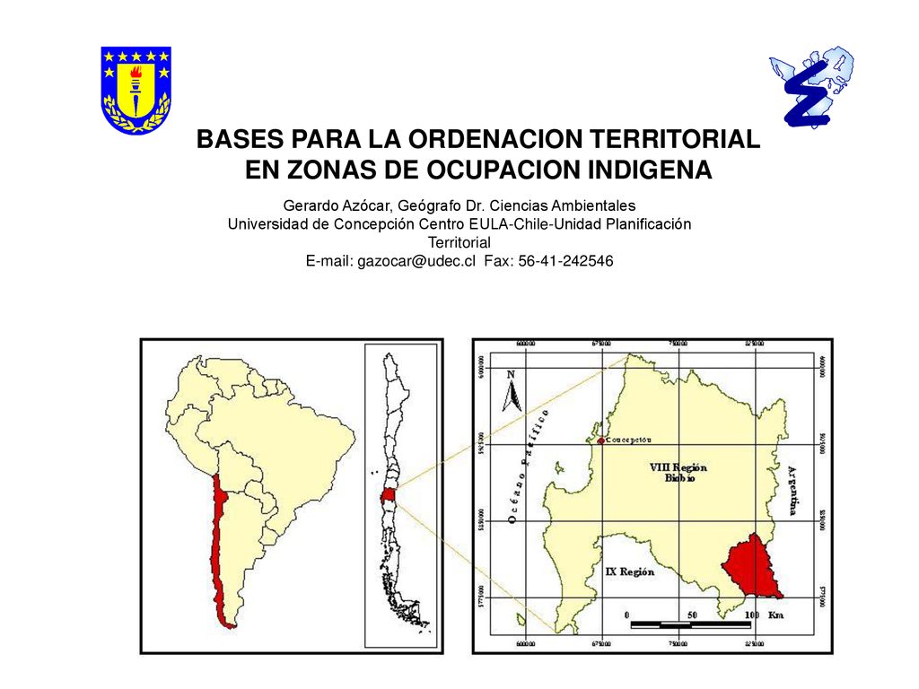 BASES PARA LA ORDENACION TERRITORIAL EN ZONAS DE OCUPACION INDIGENA