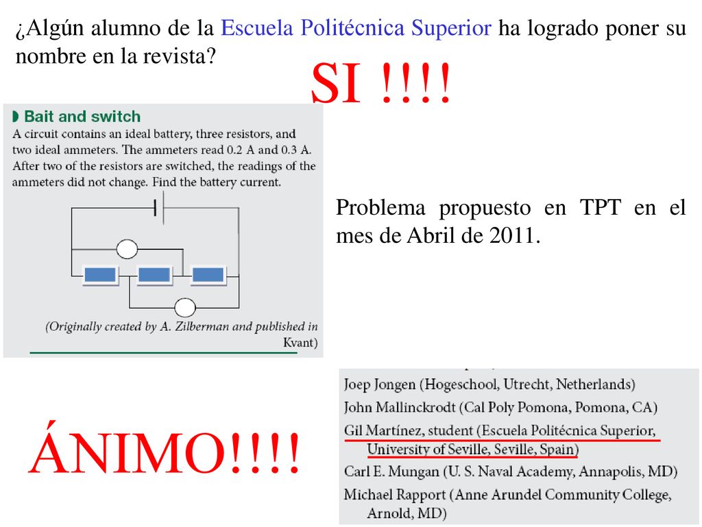 ¿Algún alumno de la Escuela Politécnica Superior ha logrado poner su nombre en la revista