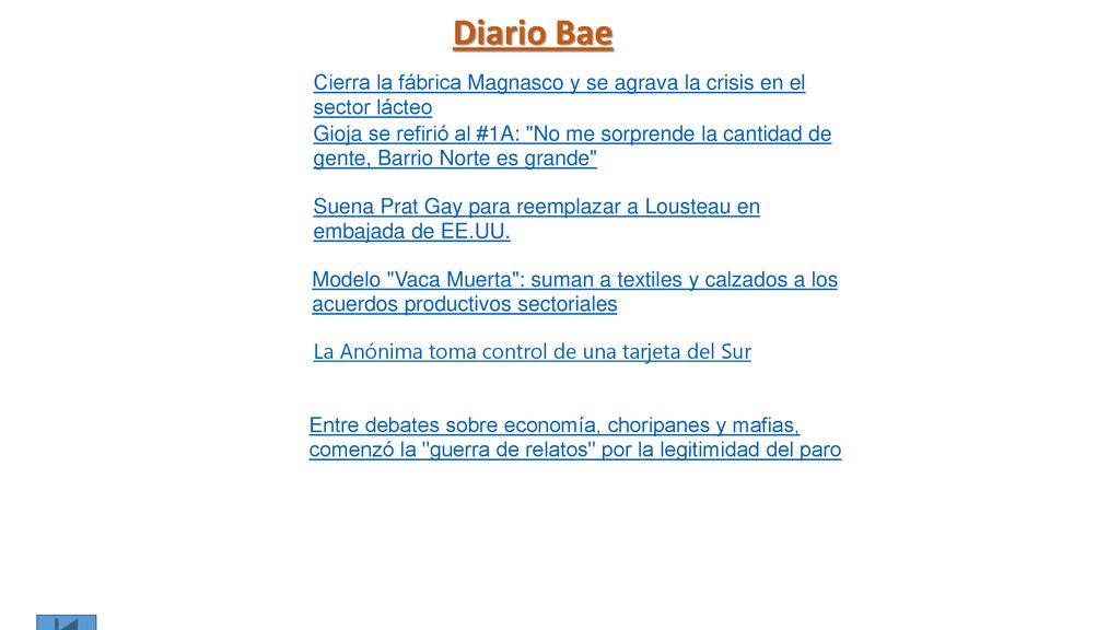 Diario Bae Cierra la fábrica Magnasco y se agrava la crisis en el sector lácteo.