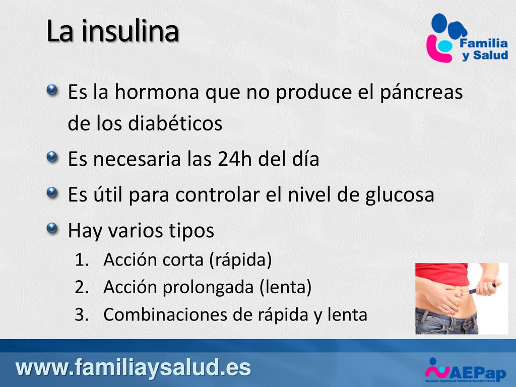 La insulina Es la hormona que no produce el páncreas de los diabéticos