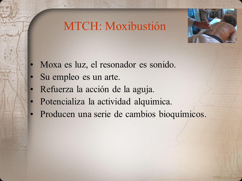 MTCH: Moxibustión Moxa es luz, el resonador es sonido.