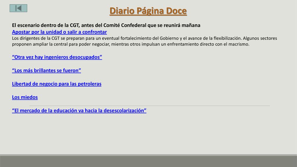 Diario Página Doce El escenario dentro de la CGT, antes del Comité Confederal que se reunirá mañana.