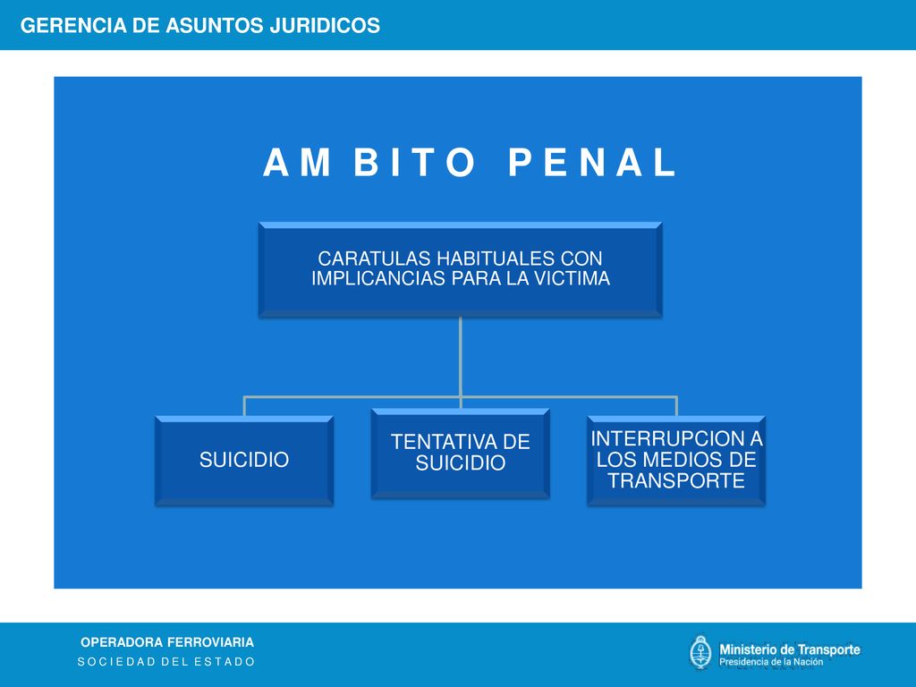 A M B I T O P E N A L GERENCIA DE ASUNTOS JURIDICOS