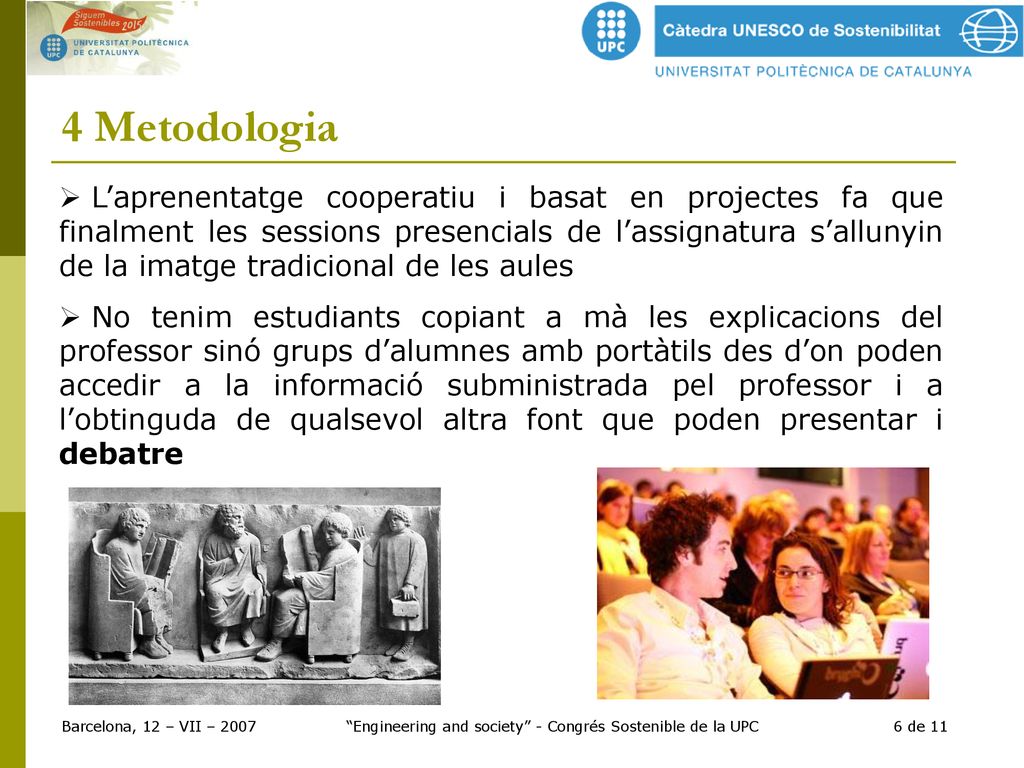 Engineering and society - Congrés Sostenible de la UPC 6 de 11
