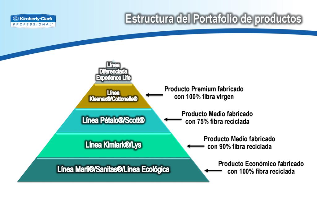 Estructura del Portafolio de productos