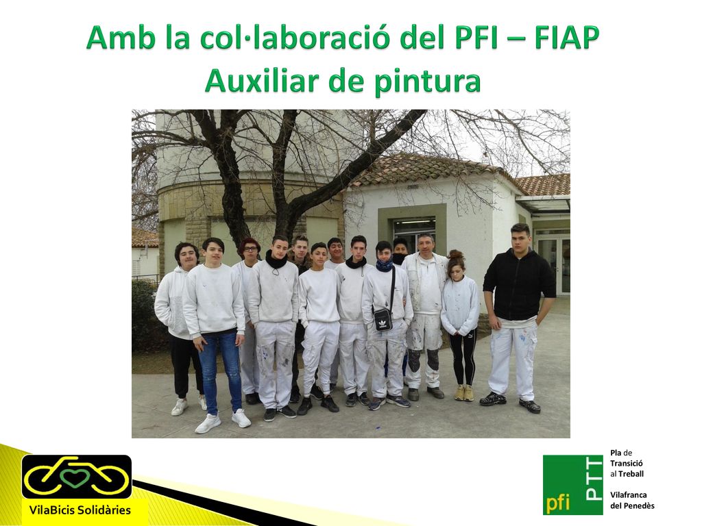 Amb la col·laboració del PFI – FIAP Auxiliar de pintura