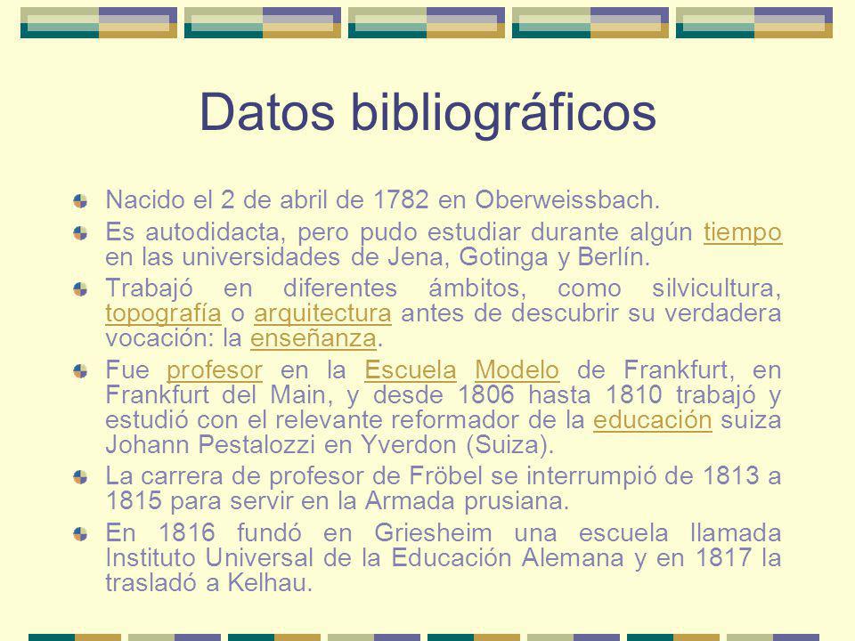 Datos bibliográficos Nacido el 2 de abril de 1782 en Oberweissbach.